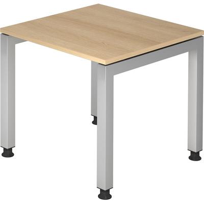 Hammerbacher Schreibtisch 80x80cm Eiche