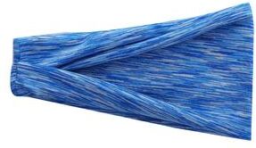Market Central Elastic Sports Headband Sweat Absorbing Yoga Running Headband Unisex sky Blue