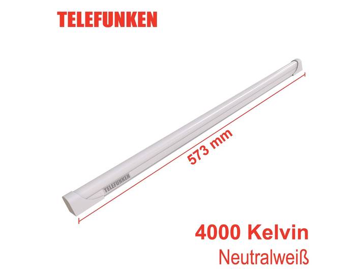 Telefunken LED-Unterbauleuchte Hebe, weiß, Länge 57 cm Hebe, weiß / opal, für Küche, Kunststoff, Unterschrankleuchten
