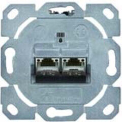 Telegärtner Support de module AMJ-S double encastré/0flex Cat6A T568B 100022965 (100022965)
