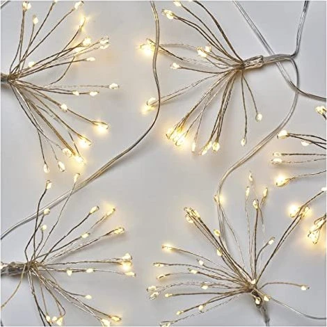 EMOS LED-Lichterkette - Lichtcluster, nano, 2,35 m, innen, warmweiß, Timer