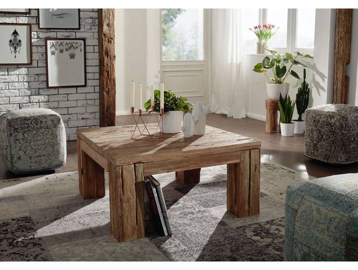 Couchtisch Teak 90x90x45 BASSANO #104