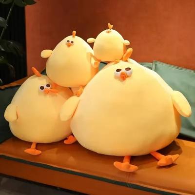 Uplift Essentials Funny Fat Chicken Plush Pillow Soft Simulation Cute Stuffed Animal Toy 9.8 In