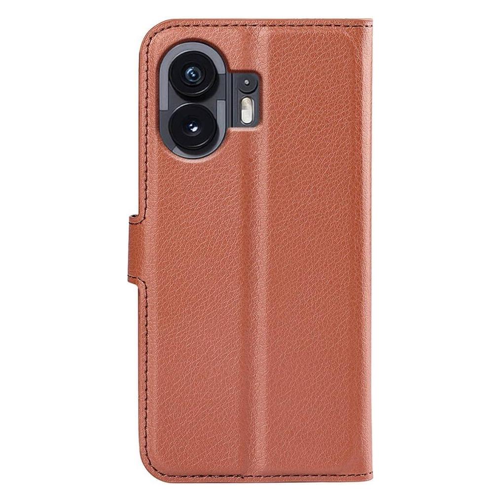 Cover-Discount Nothing Phone (2) - Leder Etui Hülle braun (Nothing Phone (2)) (660155891I)