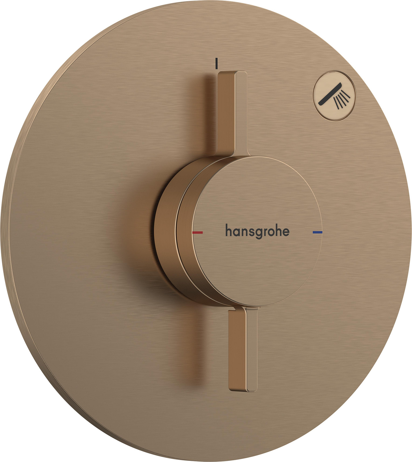 HansGrohe DuoTurn S douchemengkraan UP F-set, geborsteld brons