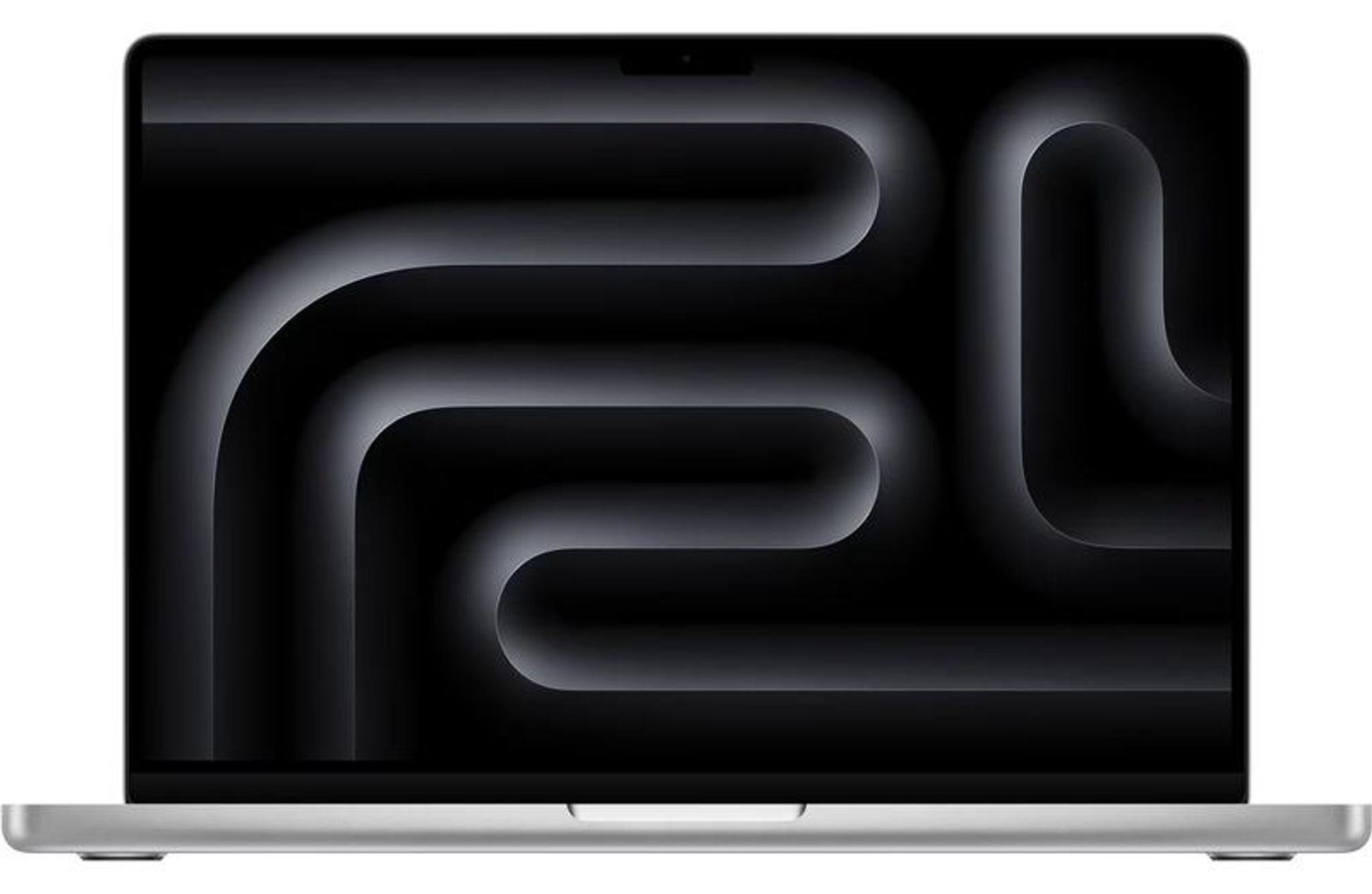 Laptop Apple MacBook Pro 14 (2025), M5, 10-Core CPU und 10-Core GPU, 14,2" Liquid Retina XDR, 16 GB RAM, 1 TB SSD, macOS, Silber, internationales Tastaturlayout