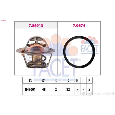 FACET Thermostat, Kühlmittel 77999 für Ford MAZDA Suzuki