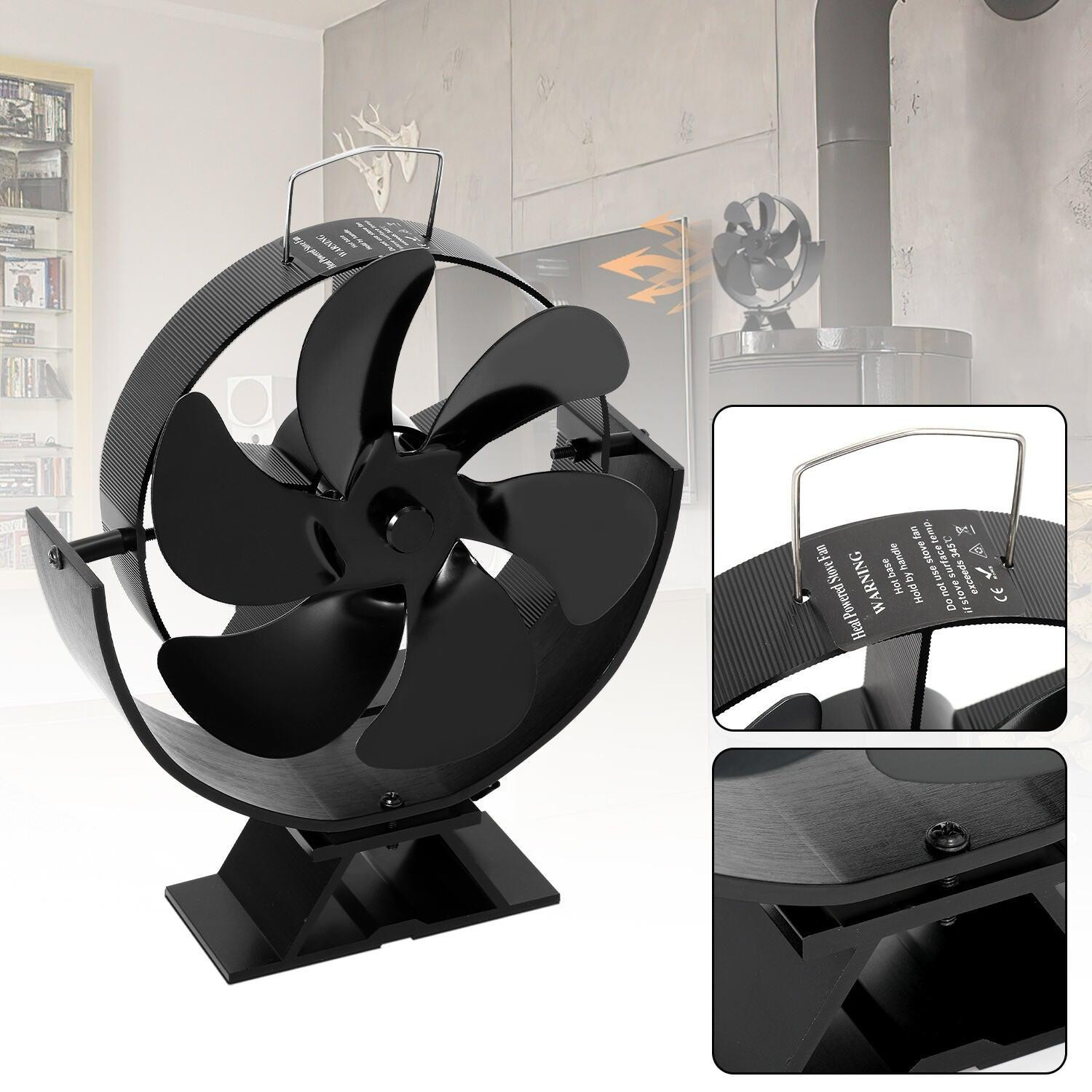 Selius Houtkachel Ventilator Warmteverspreider