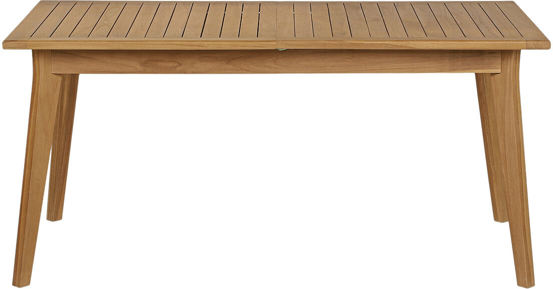 Miliboo Ausziehbarer Gartentisch aus massivem Teakholz L160-210 cm LOMBOK
