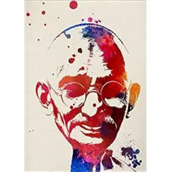 POSTER Mahatma Gandhi A4 Rahmenlos