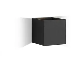Outdoor-Wandleuchte CUBI (BHT 10x10x10 cm) - grau - BHT 10x10x10 cm