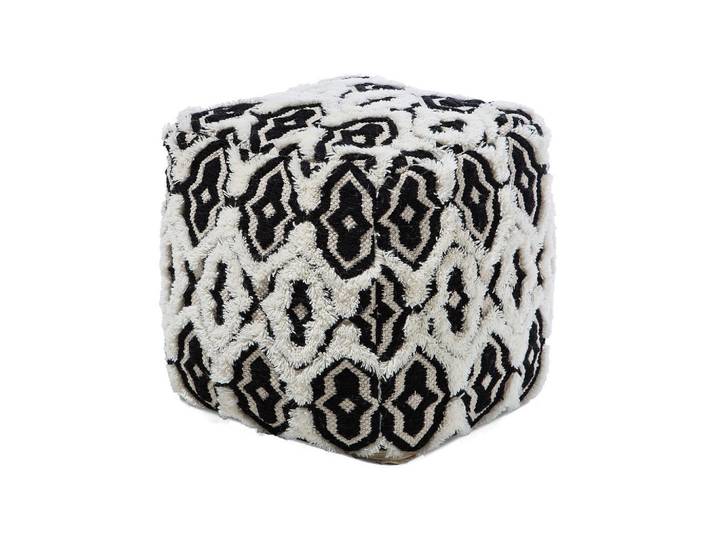 Beliani Pouf Orai 45/45/45 cm, Schwarz, Quadratisch, 45x45x45 cm, Wohnzimmer, Sessel, Hocker & Hockerbänke, Poufs