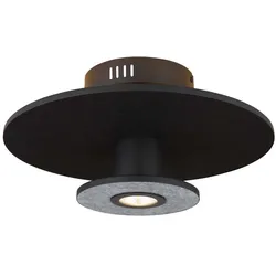 Deckenlampe Deckenleuchte Wohnzimmerlampe schwarz 3 Stufenschalter LED D 38 cm