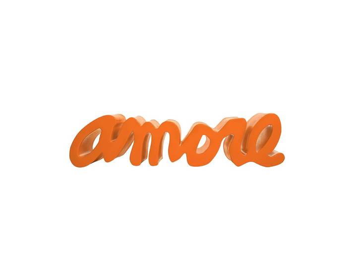 SLIDE banc AMORE BENCH (Orange - Polyéthylène)