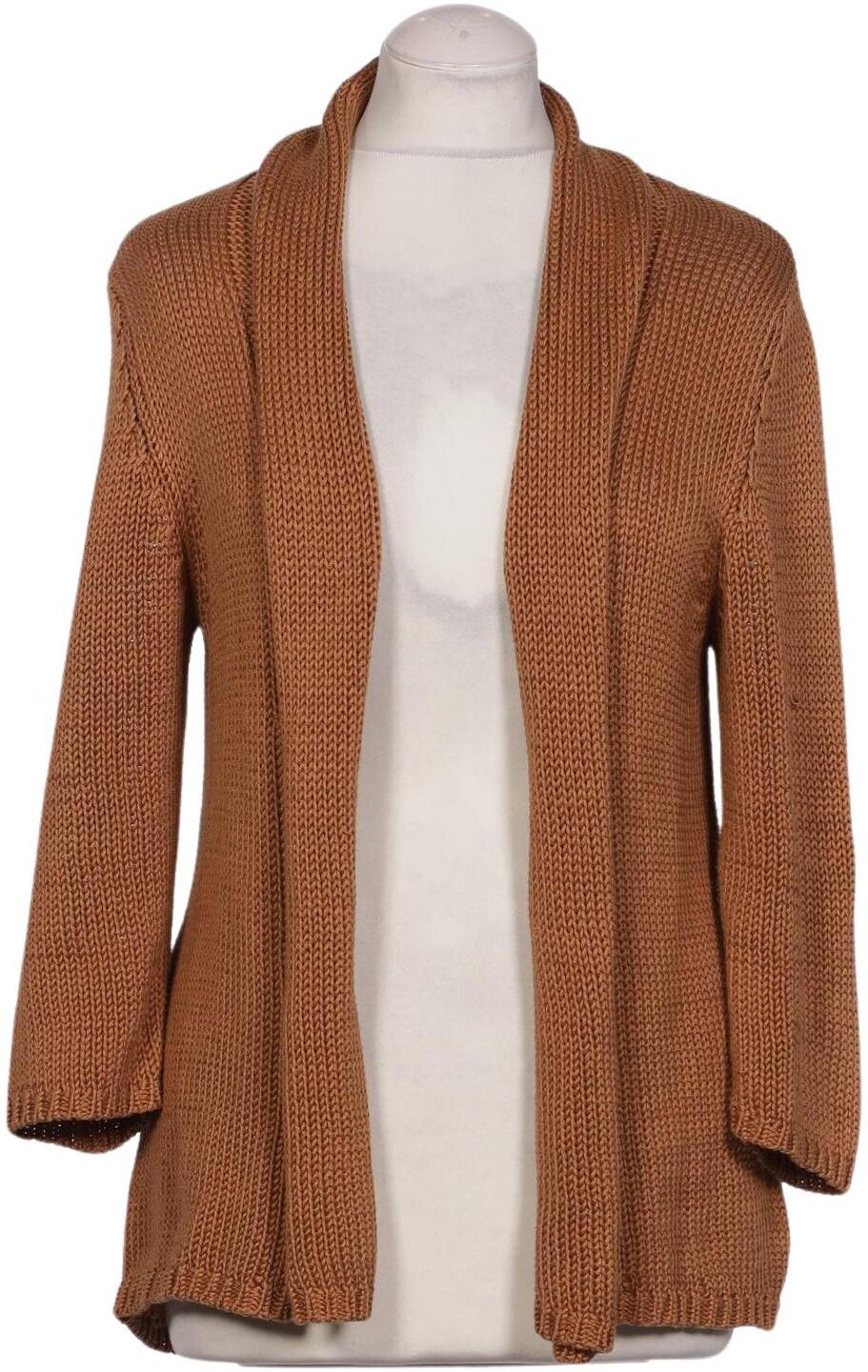 Peter Hahn Damen Strickjacke, Braun, Gr. EU 40, Baumwolle - Second Hand