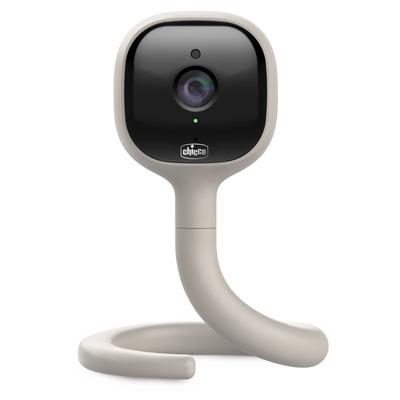 Video-Babyphone CHICCO "Wifi, mit flexibler Halterung", Baby, beige (natur), Babyphones, Verwendung mit APP