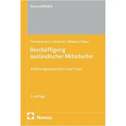 Beschäftigung ausländischer Mitarbeiter, Fachbücher von Sebastian Klaus, Gunther Mävers, Julia Uznanski, Petra Timmermann
