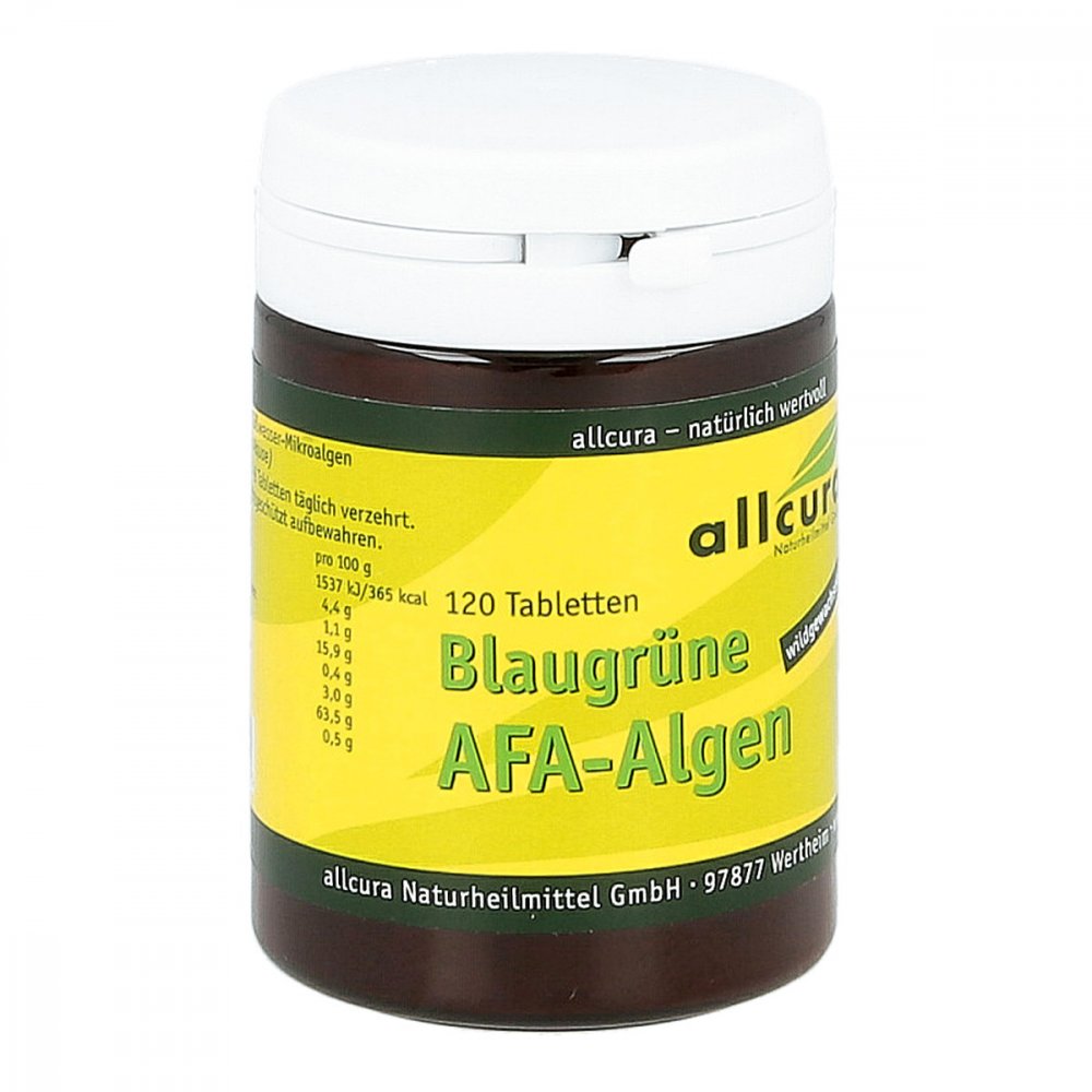 allcura Naturheilmittel GmbH Afa Algen 250 mg blaugrün Tabletten 00744456