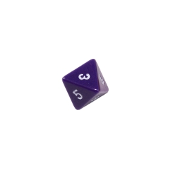 Halmakegel.com 8-seitiger Würfel - Oktaeder - W8 - lila 257666