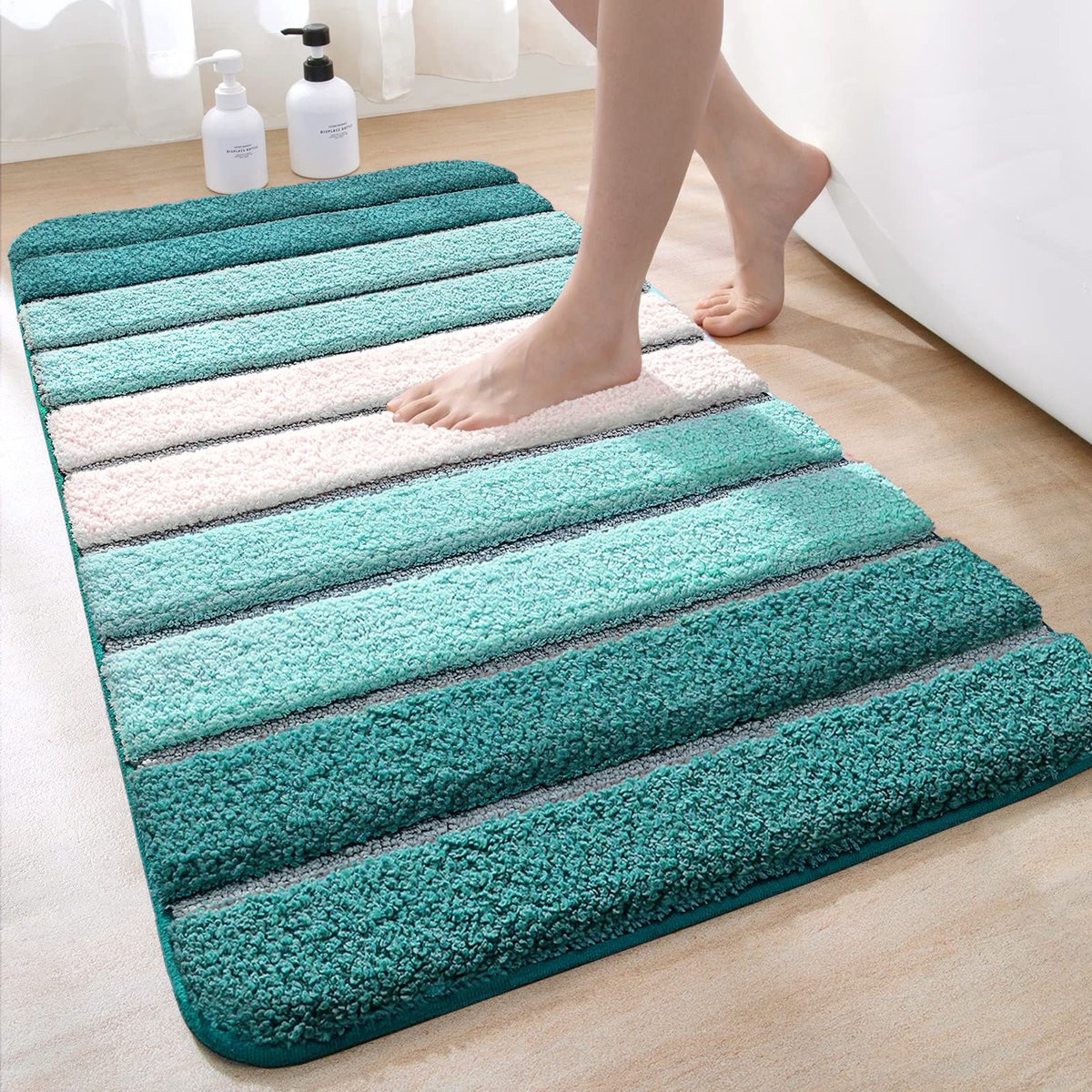 Unyqoos Zachte en Absorberende Badmat met Antislip Onderkant