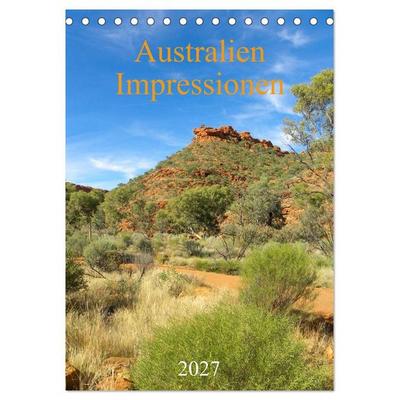 Australien - Impressionen (Tischkalender 2027 DIN A5 hoch), CALVENDO Monatskalender
