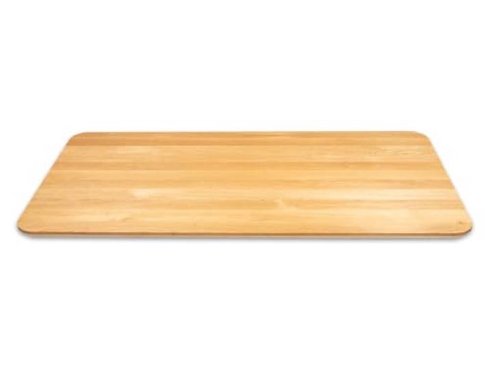 LUMBERLAND Tischplatte Schreibtischplatte Eiche Massivholz Schweizer Kante (160 x 70 cm)