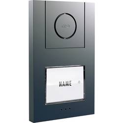 m-e modern-electronics Vistus AD ALU 410 A Vistus Türsprechanlage Kabelgebunden Außeneinheit 1 Familienhaus Anthrazit 41190