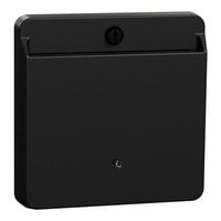 Card Schalter mit Hotelkartenhalter und Beleuchtung, Abdeckung schwarz, Retail