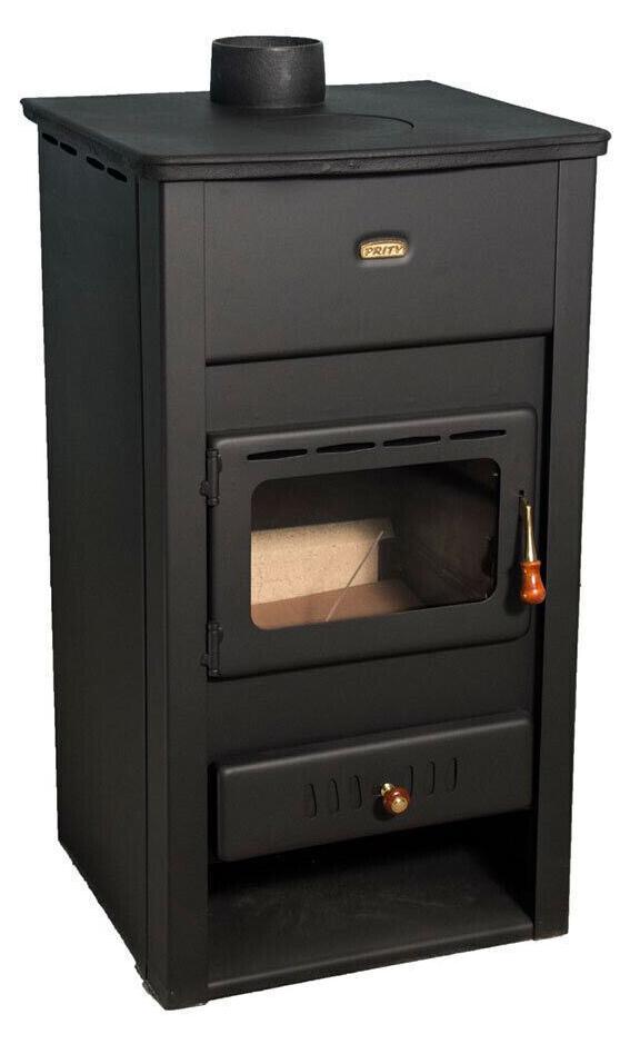 PRITY K2 CP, Freistehender Holzofen mit Sichtscheibe, 10,4 kW, , Ø 130 mm
