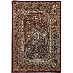 TEPPICH Kurzflor TANNHEIM in Rot, orientalisch, 80 x 150 cm
