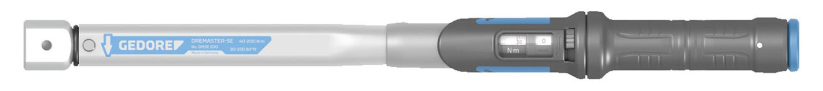 Gedore DREMASTER SE momentsleutel 14x18 mm, 60-300 Nm, model DMSE 300