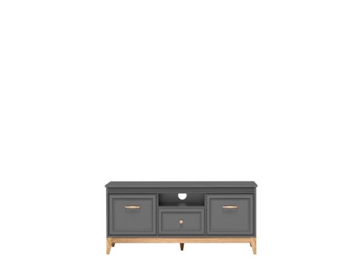 MINIO go for it - TV-Schrank TULUZA 8, 135 cm, Farbe: Grau matt