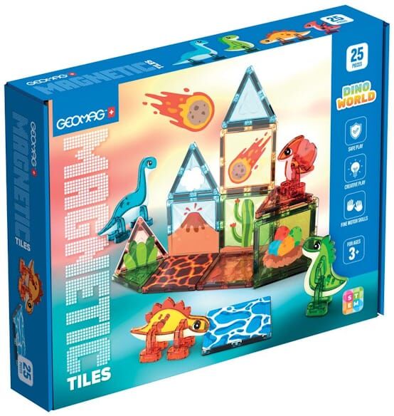 GEOMAG DINO WORLD 25 delar