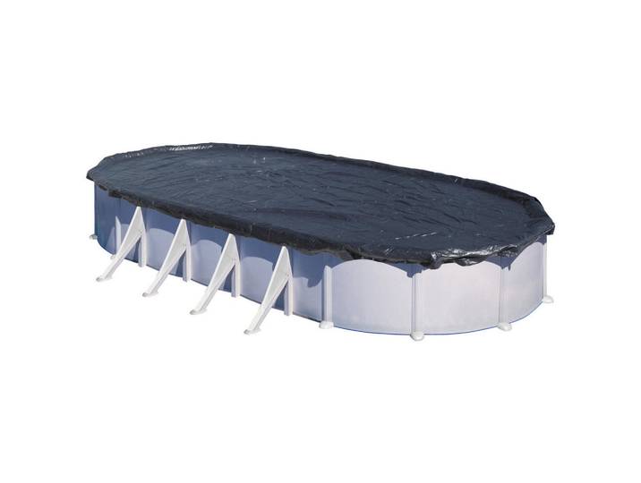 Gre Poolabdeckplane Winterabdeckplane 2021 Oval Ciprov611, Schwarz, Kunststoff, 460x680 cm, Freizeit & Co, Pools & Wasserspaß, Poolzubehör, Poolabdeckung