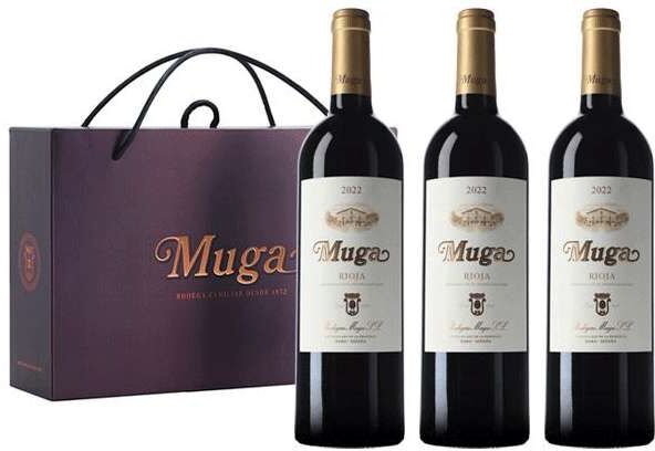 Pack Muga Crianza (x3) Estuche Cartón - Vino tinto español de Bodegas Muga