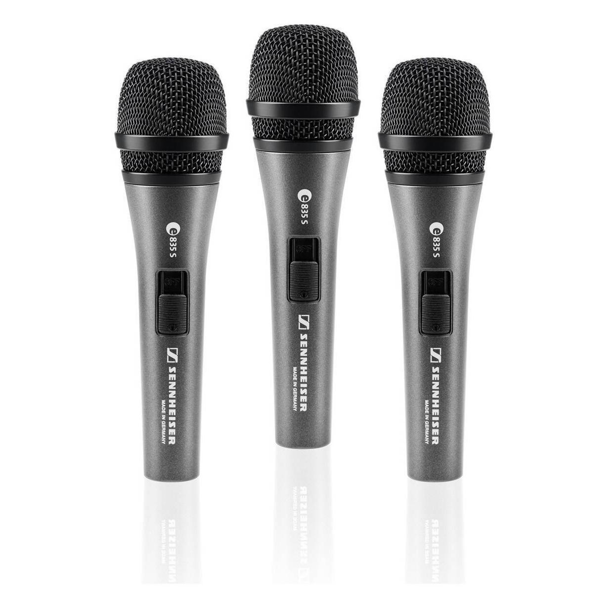 Sennheiser 3-PACK e835-S, Bühnen-/Auftrittsmikrofon (507359)