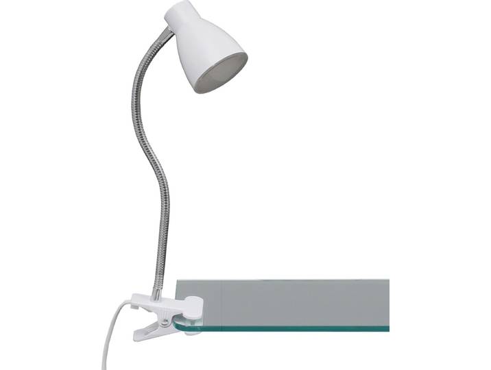 BRILONER - Klemlamp - bureaulamp - klemspot met snoer - klemlampje met verlichting - 3.5W - wit