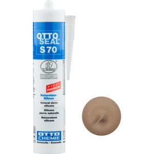 Otto-Chemie Silikon OTTOSEAL S70, bahamabeige matt, Natursteinsilikon, Innen- und Außenbereich, 310ml