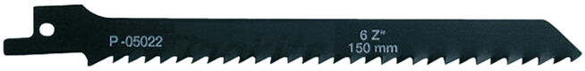 MAKITA Lame Recipro HSS 150mm 6Z (P-05022) Original MAKITA-Accessoires d'origine : Lame Recipro HSS 150/6Z avec la référence : P-05022 et le code EAN (P-05022)