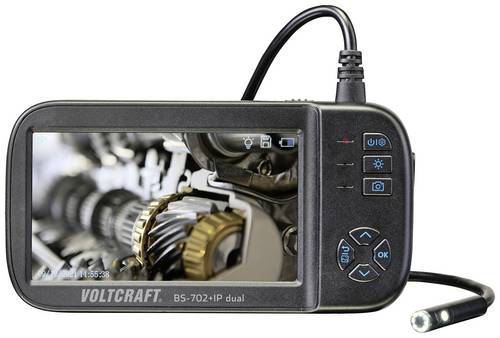VOLTCRAFT BS-702SE+IP dual lens (2 Kameras) Endoskop Sonden-Ø: 8mm Sonden-Länge: 5m
