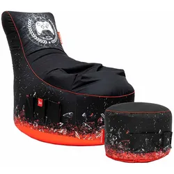 Gaming Sitzsack Bundle Classic Crimson X-Ray (rot)