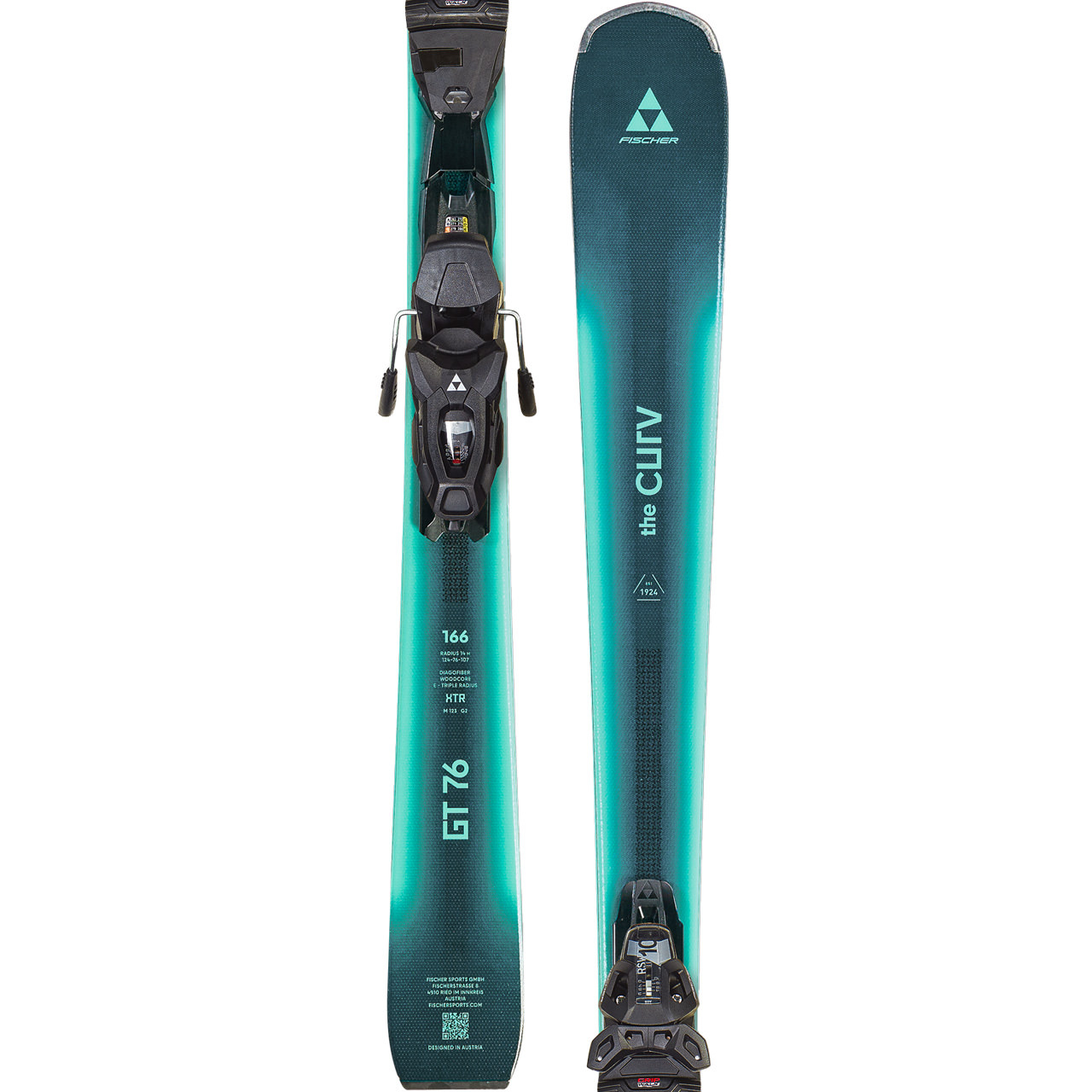 Fischer The Curv GT 76 XTR Sport green - 166 cm