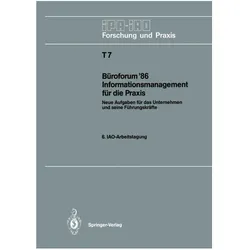 Büroforum '86 Informationsmanagement für die Praxis, Fachbücher