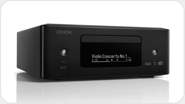 Denon RCD N12 DAB Netzwerk-Hifi-Receiver mit AirPlay 2, HEOS und DAB+ *schwarz* DE13941
