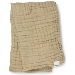 Elodie, Babydecke, Crinkled Blanket - Pure Khaki (120 x 120 cm)