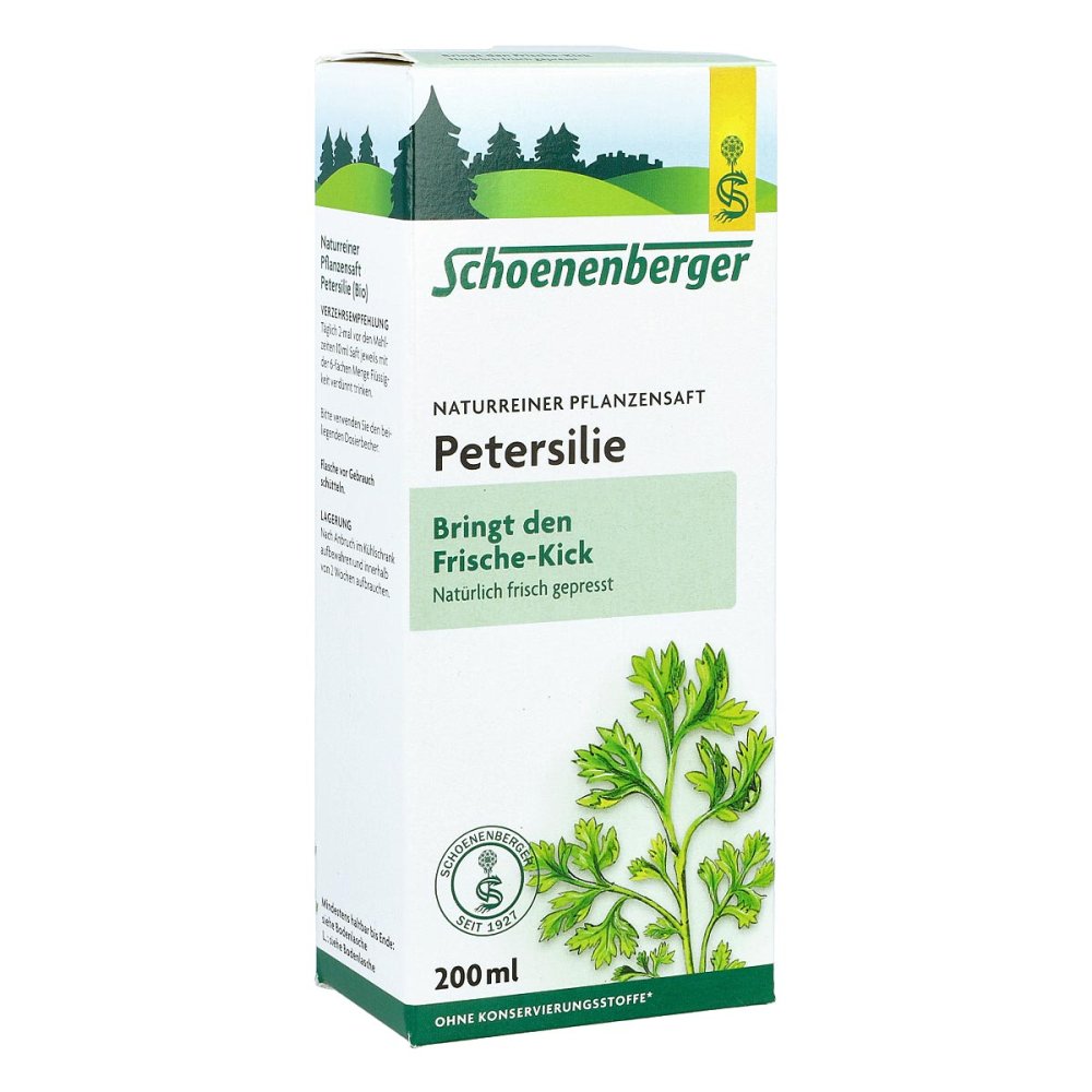 SALUS Pharma GmbH Schoenenberger Naturreiner Pflanzensaft Petersilie 00700080