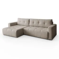 ECKSOFA ASTON mit Schlaffunktion und Bettkasten