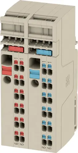 Weidmüller 2506090000 Verteiler-Reihenklemme Zugfeder Beige 1St.