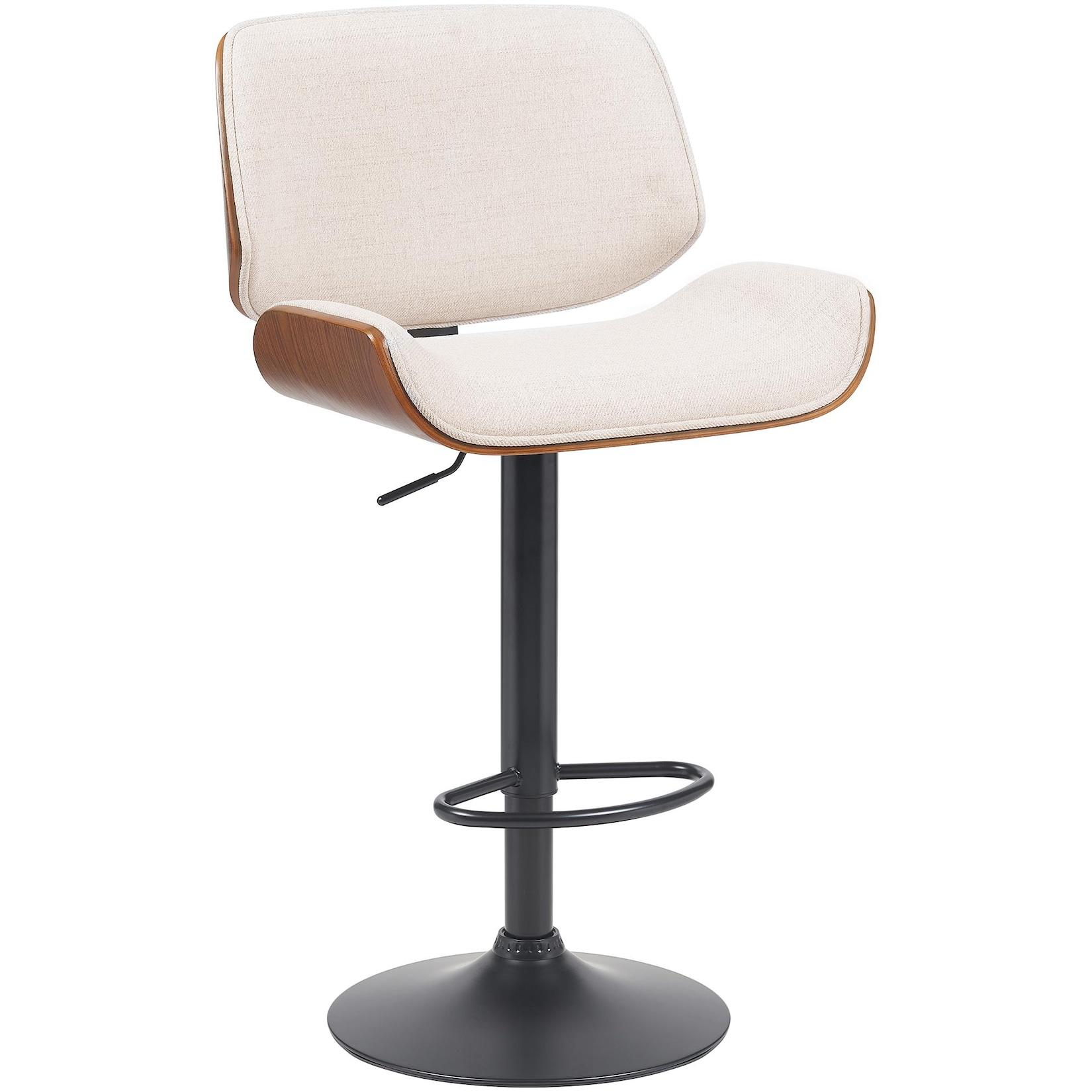 CLP Barhocker Beverley B Stoff - Farbe: walnuss/creme