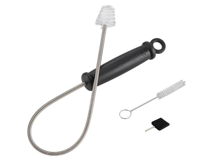 Reinigungs-Set RÖSLE Wartungs-Set für Gasbrenner , silber, Edelstahl, Kunststoff, Reinigungs-Sets, Reinigungs-Set, 3-tlg., inkl. Baumwolltasche zur Aufbewahrung